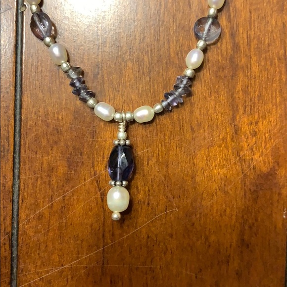 Handmade necklace and earrings set - Picture 4 of 5